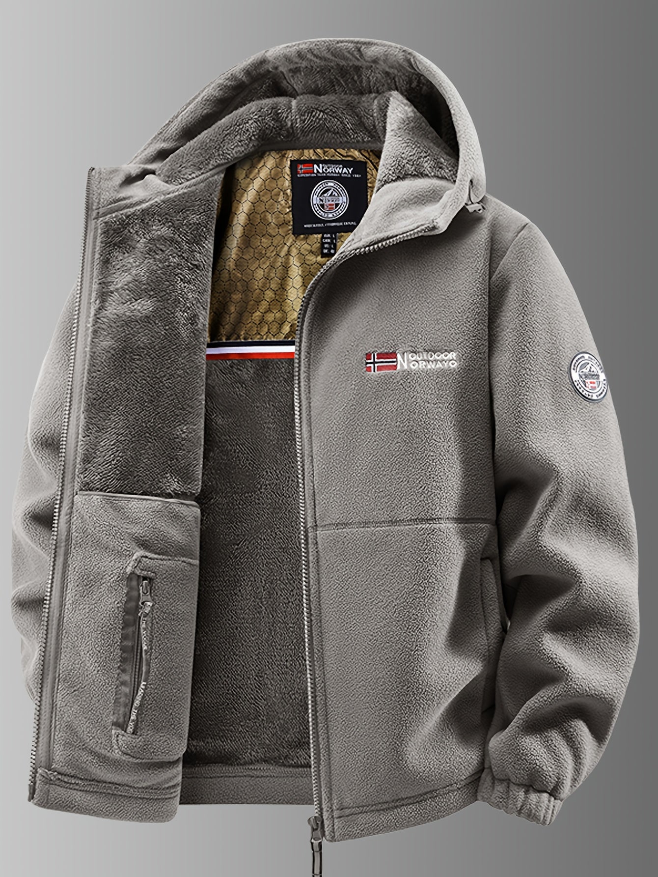 Louis Riviera | VESTE THERMIQUE EN POLAIRE POUR HOMME - Gris