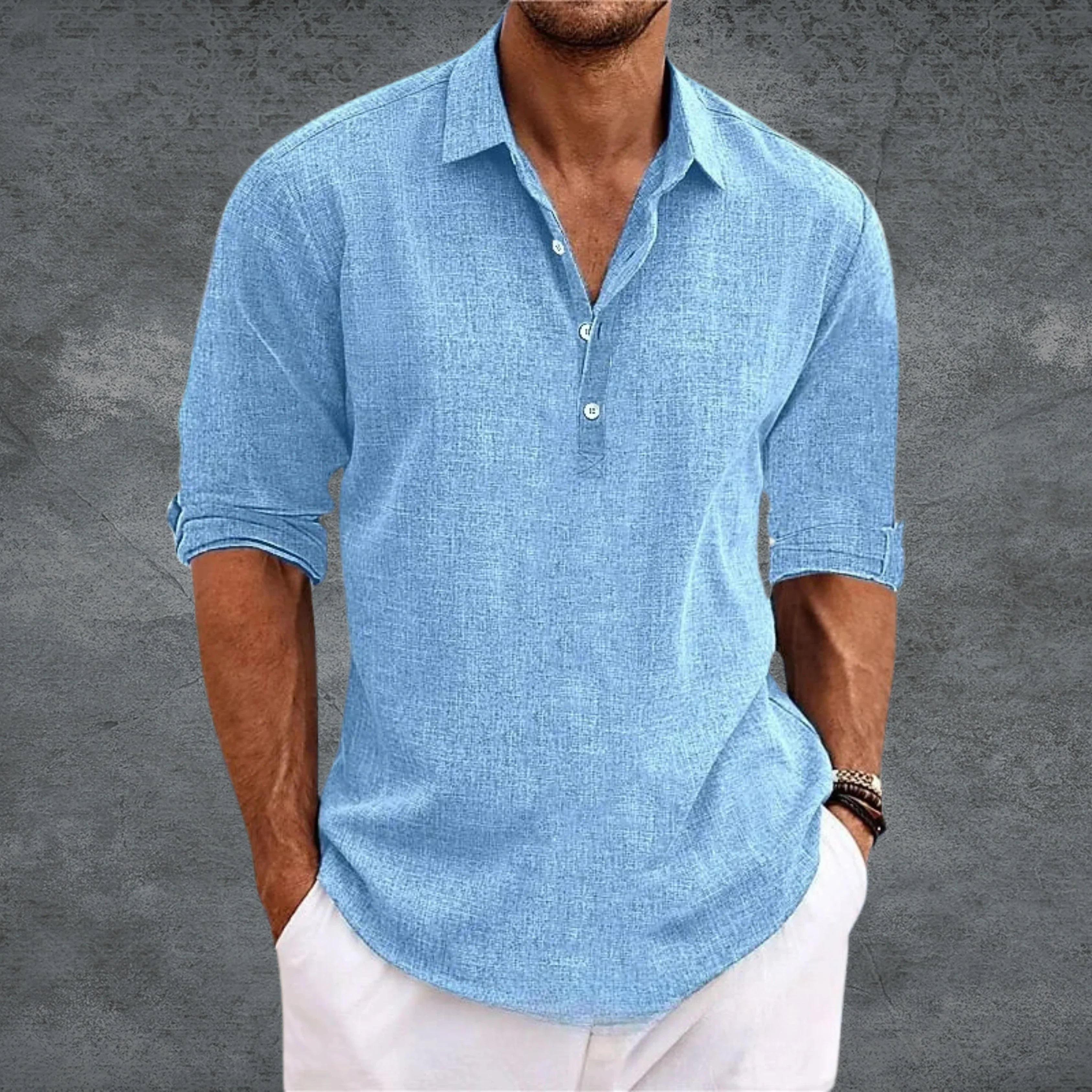 MATHIEU | CHEMISE LÉGÈRE FLUIDE - Bleu Ciel