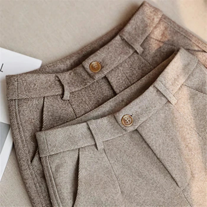 PANTALONS ÉLÉGANTS EN PURE LAINE SUR MESURE - Les deux couleurs (15 % de réduction supplémentaire)