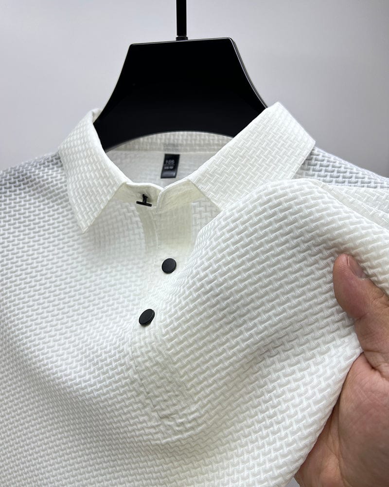PRESTIGIO™ | POLO PREMIUM HOMME - Blanc