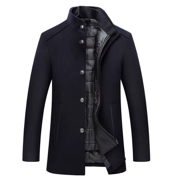 Veste D'Hiver Isolée Pour Homme - Bleu